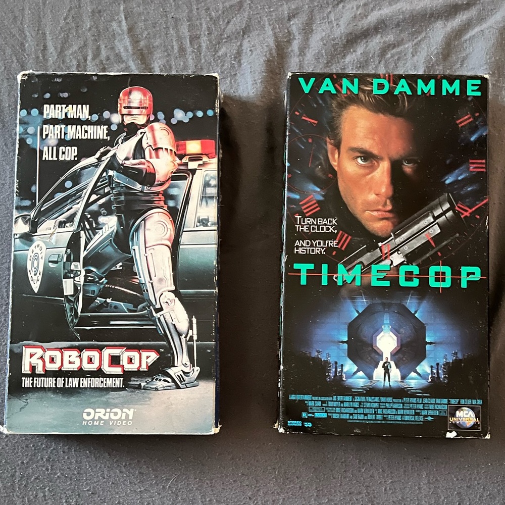 Sci-Fi cop VHS lot